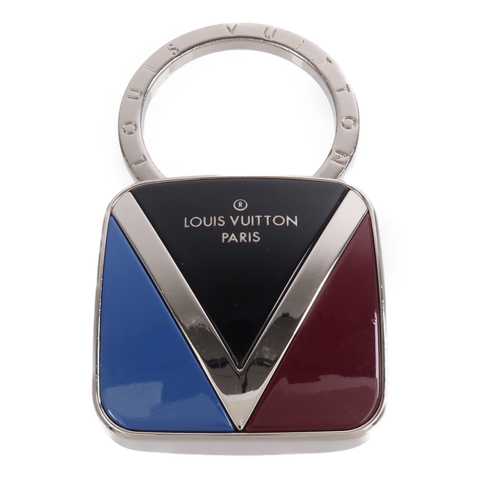 LOUIS VUITTON 金屬Gaston V Twist Key Ring鑰匙圈