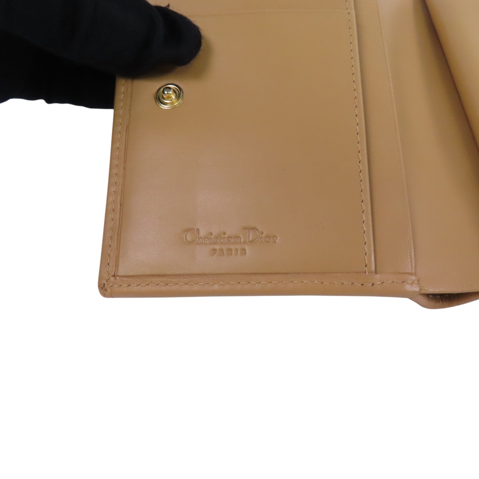 Dior Oblique帆布Short Wallet金扣短錢包