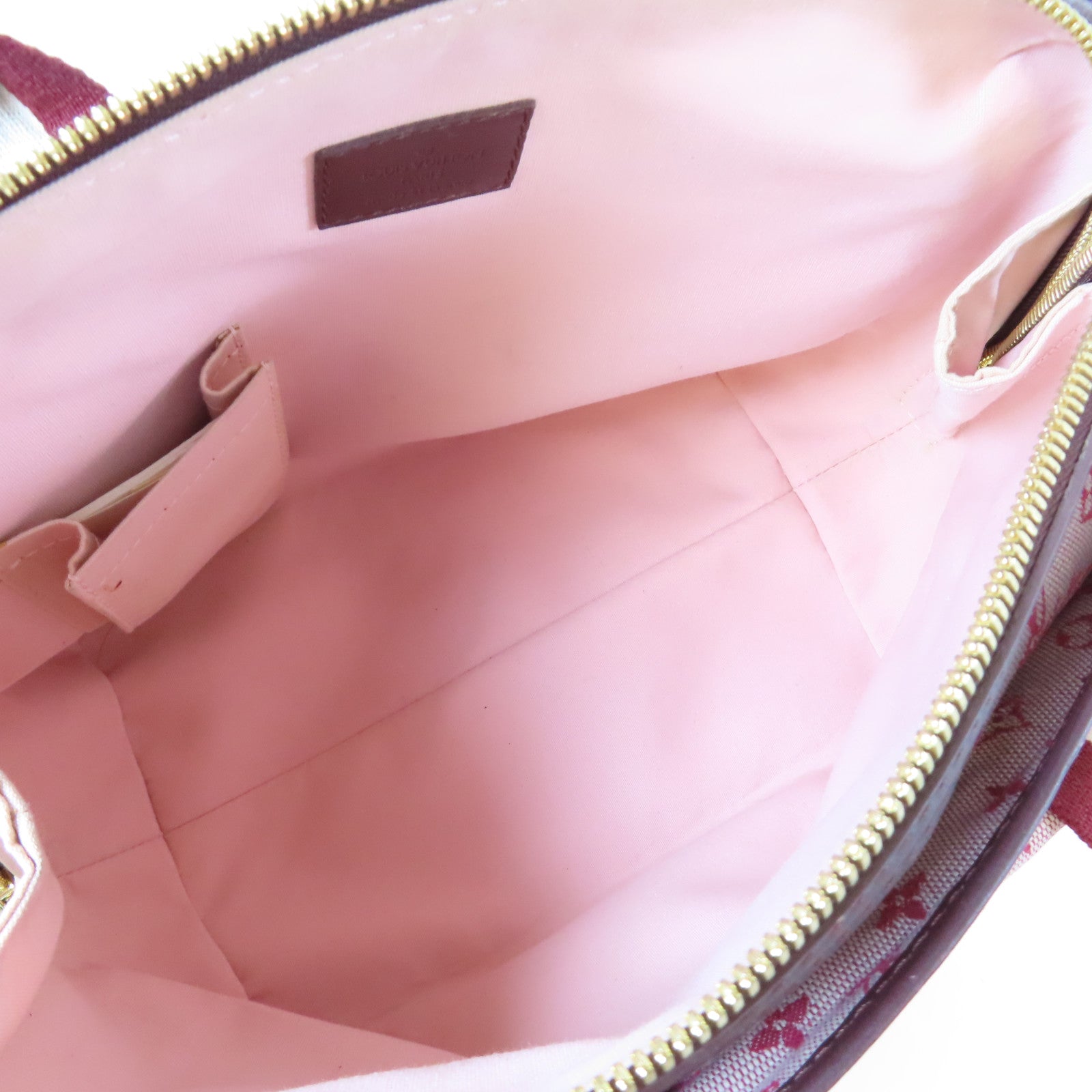 LOUIS VUITTON 【激減優惠】Monogram Mini Sac Marie Kate金扣手挽袋粉紅色