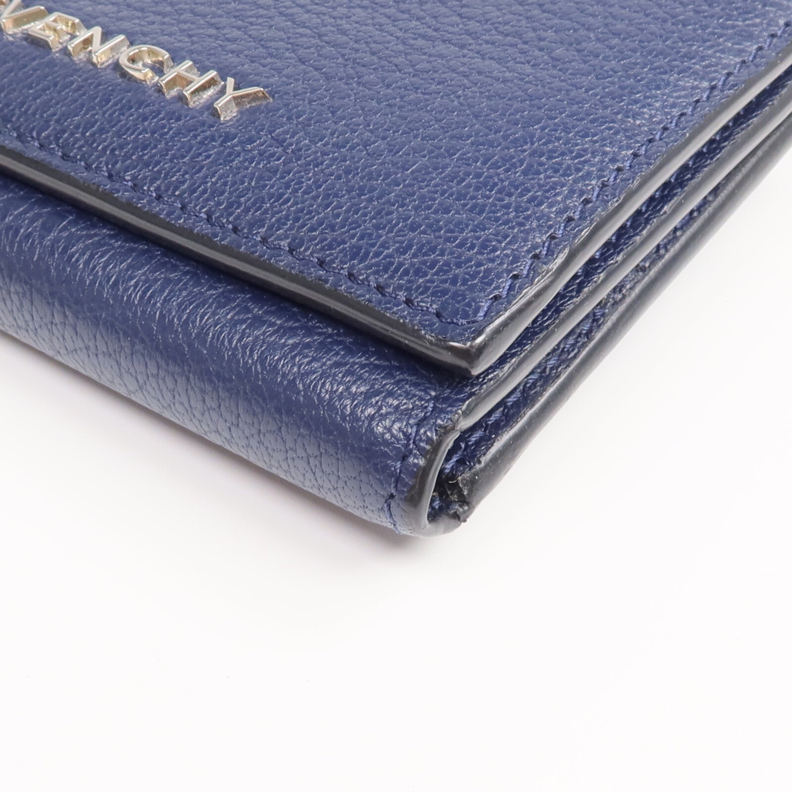 GIVENCHY 牛皮皮革Pandora Trifold Wallet銀扣錢包