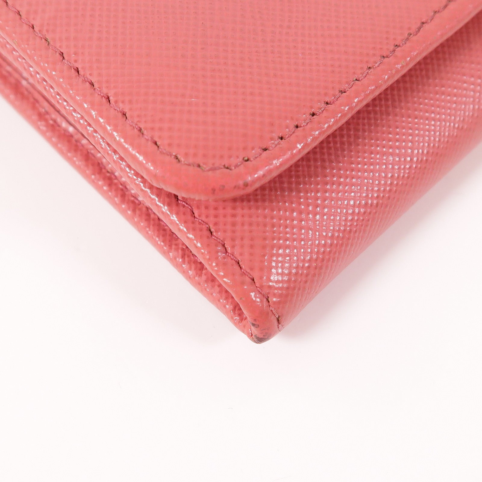 PRADA 牛皮皮革Long Wallet金扣長錢包
