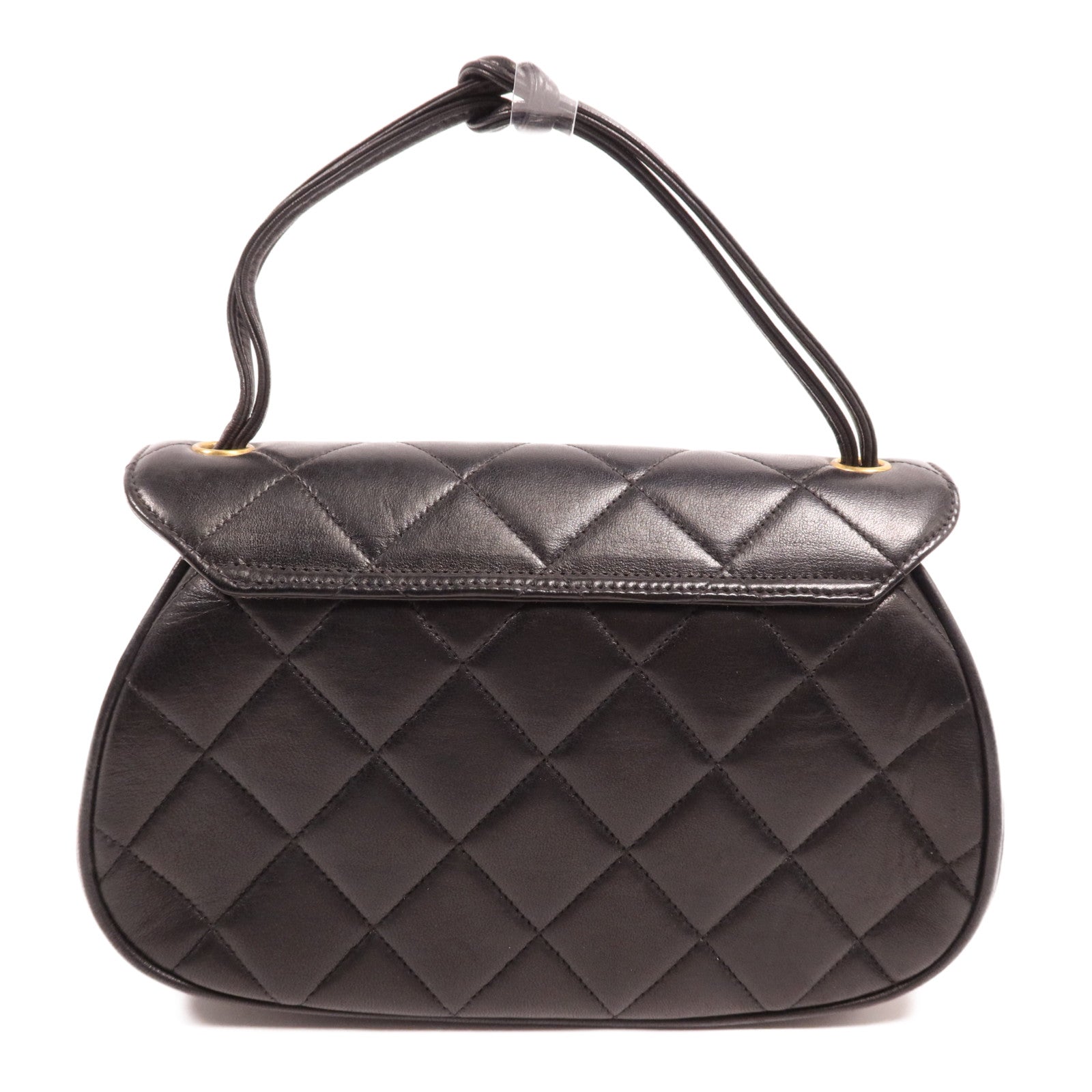 CHANEL 羊皮皮革Vintage Hand Bag金扣手挽袋