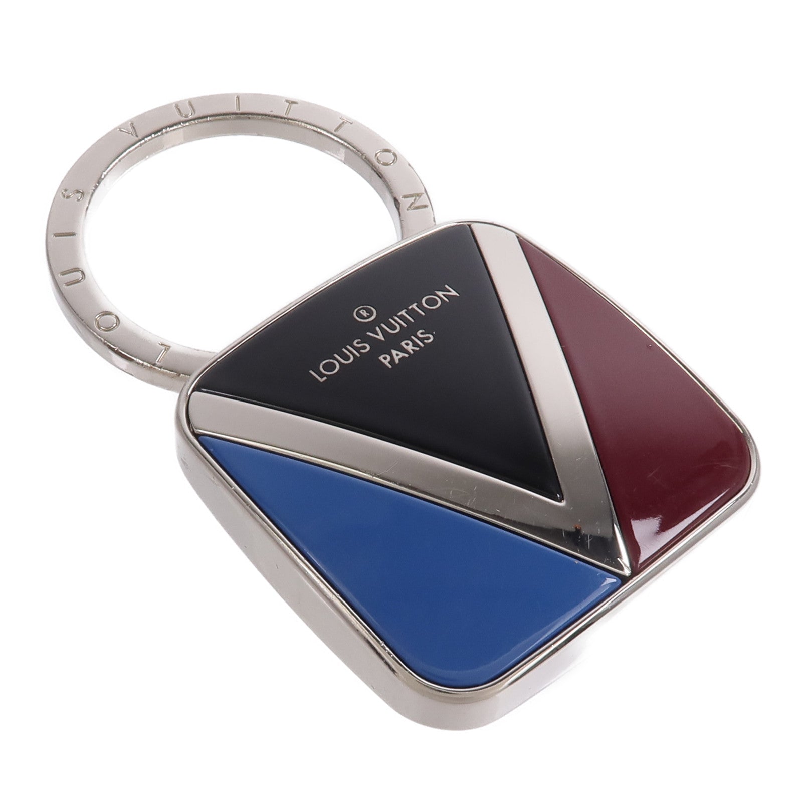 LOUIS VUITTON 金屬Gaston V Twist Key Ring鑰匙圈