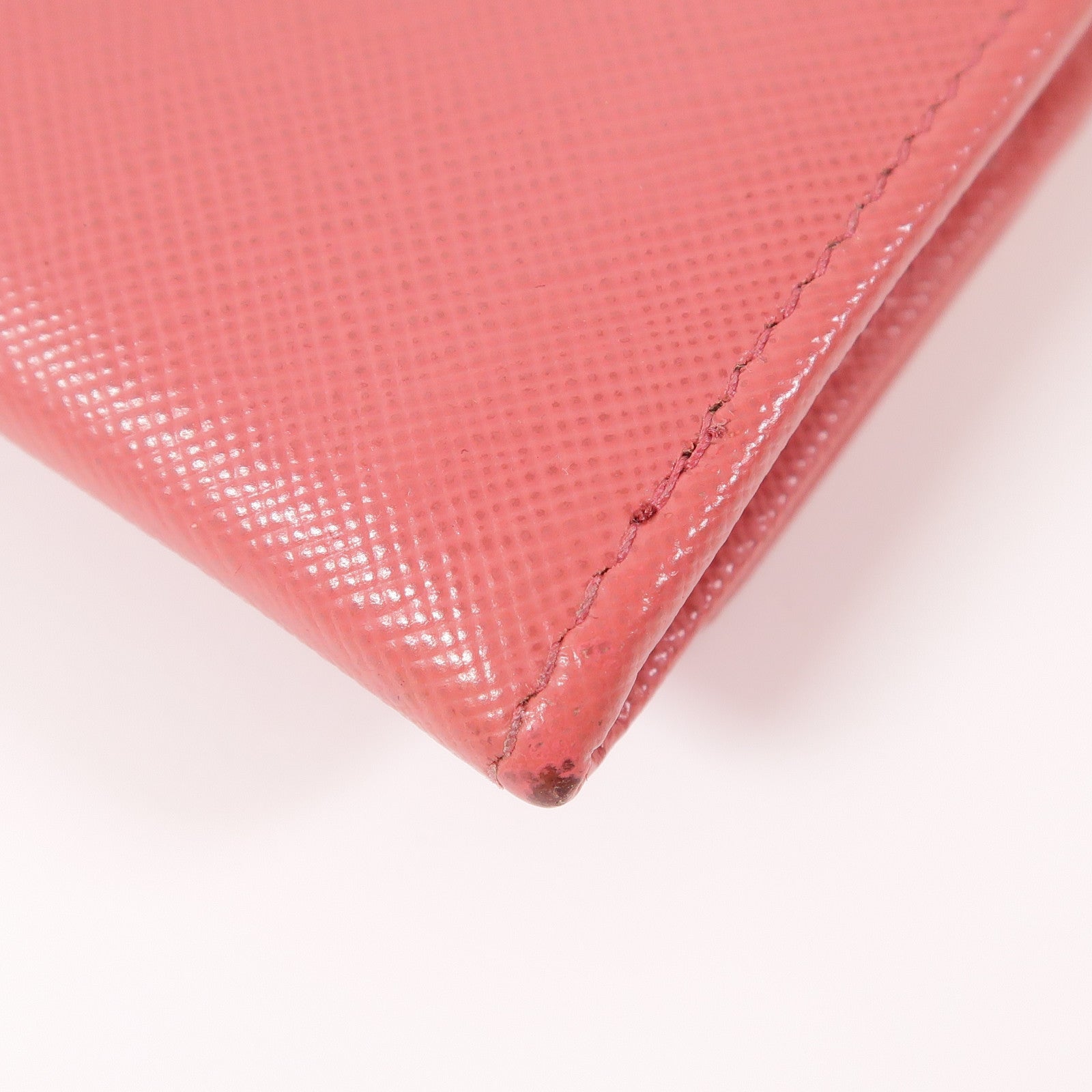 PRADA 牛皮皮革Long Wallet金扣長錢包