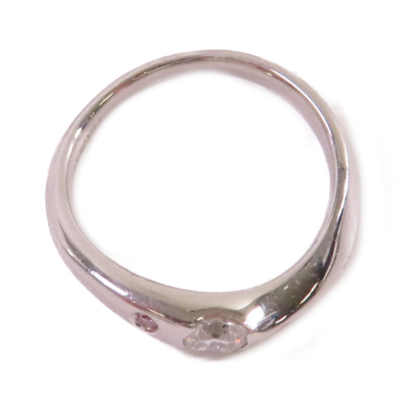 JEWELRY 【激減優惠】PT900鉑金Diamond Ring 0.303ct/0.024ct鑽石戒指US#5.75
