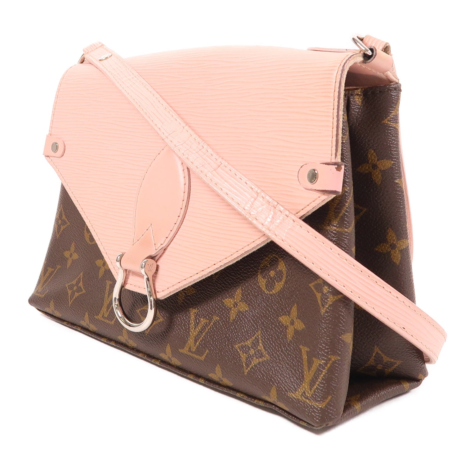 LOUIS VUITTON Epi/Monogram Saint Michel銀扣肩背袋