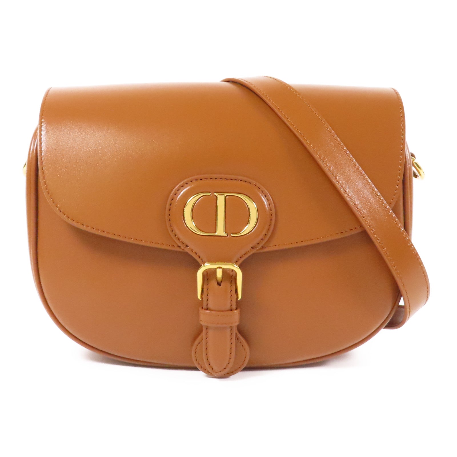 Dior 牛皮皮革Bobby金扣肩背袋