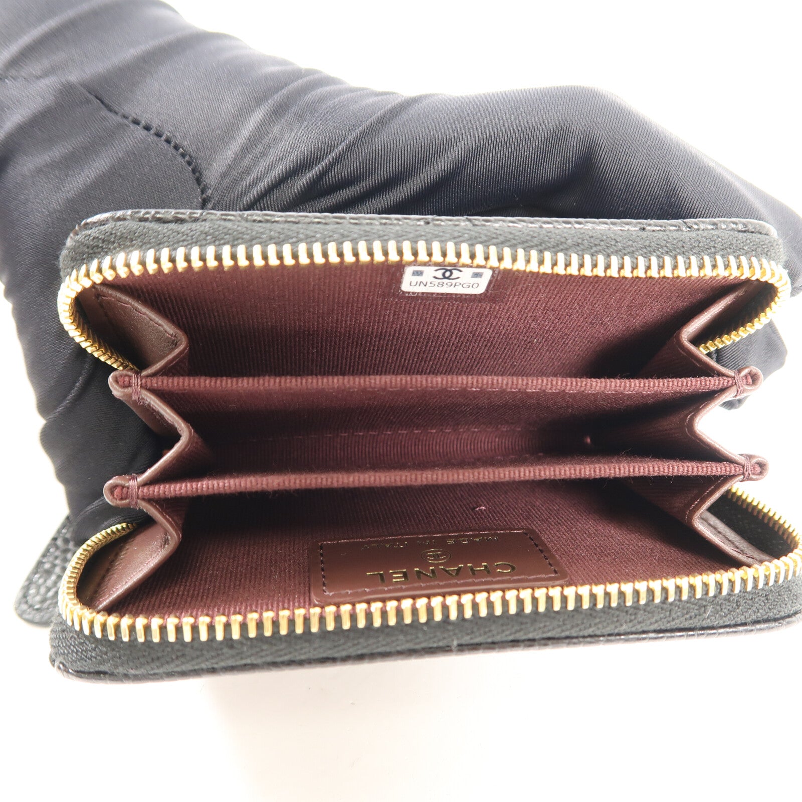 CHANEL 牛皮皮革Card Case金扣卡片套