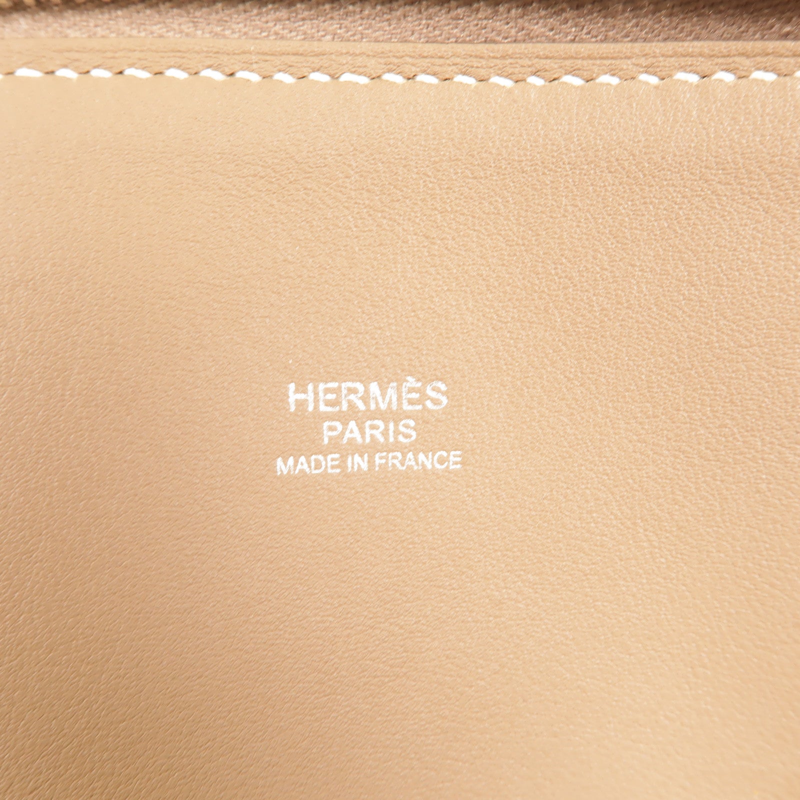HERMES Clemence皮革Bolide 31手挽肩背兩用袋Etoupe
