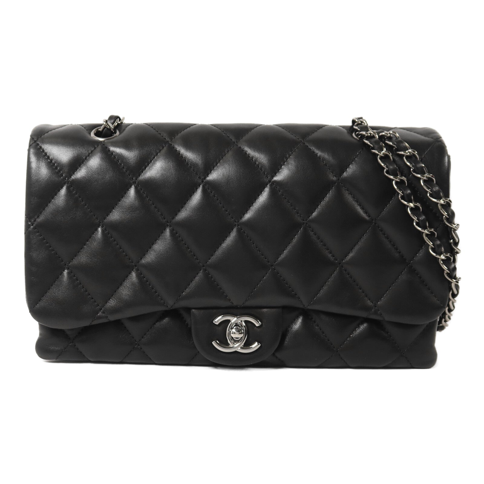 CHANEL 羊皮皮革Shoulder Bag鏈帶肩背袋