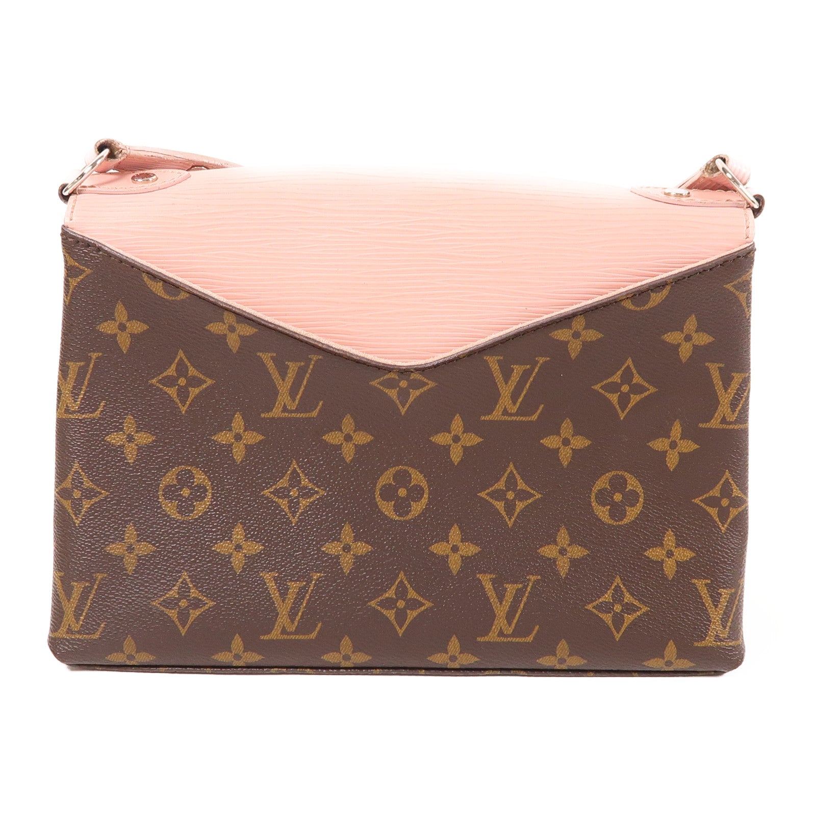 LOUIS VUITTON Epi/Monogram Saint Michel銀扣肩背袋