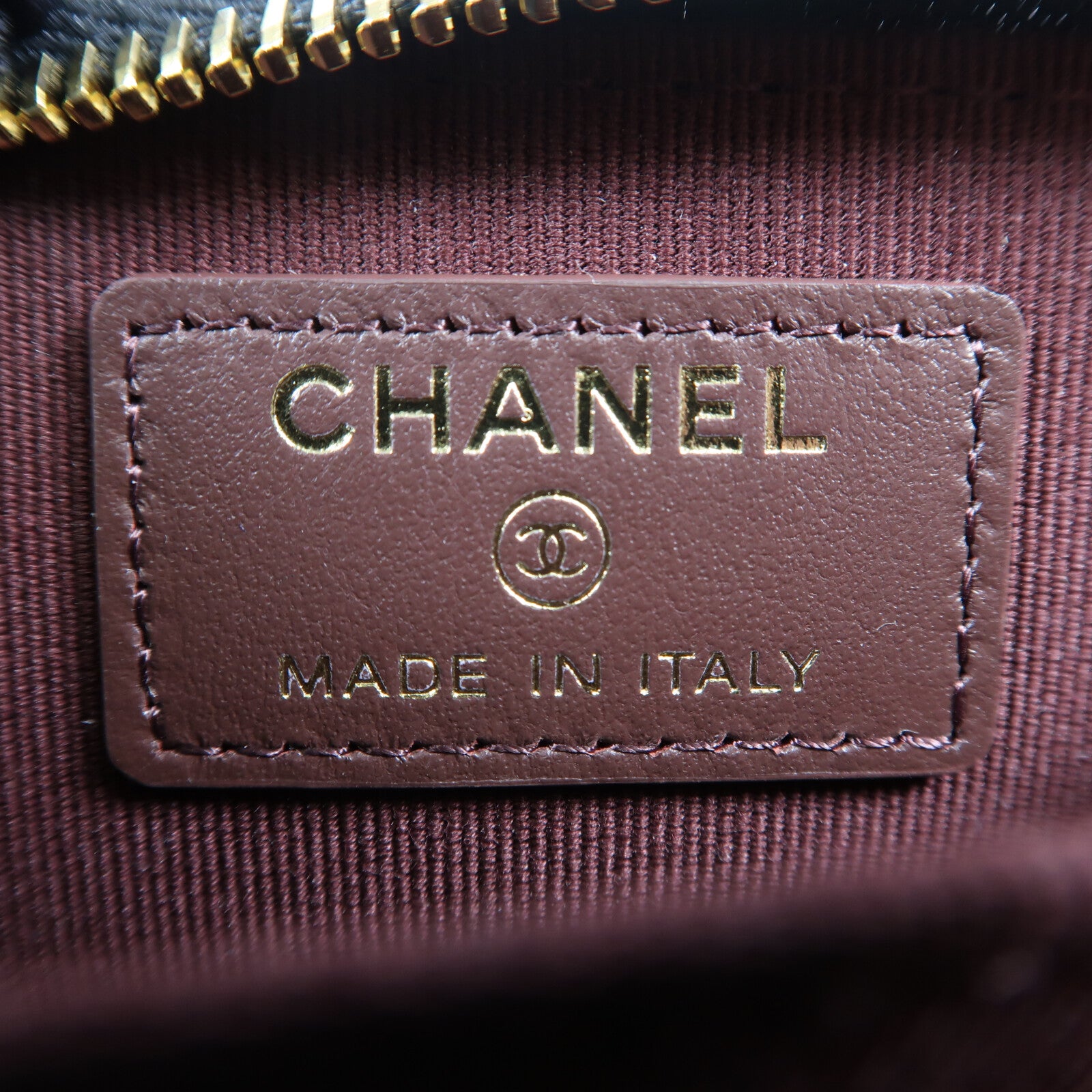 CHANEL 牛皮皮革Card Case金扣卡片套