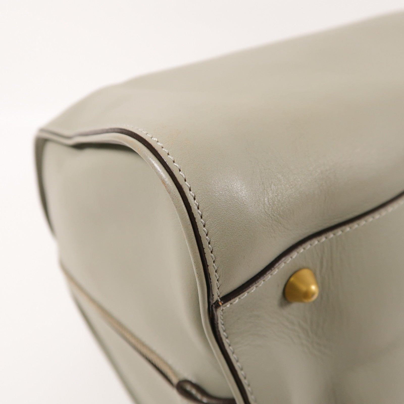 Chloe Handbag Calfskin Leather Green