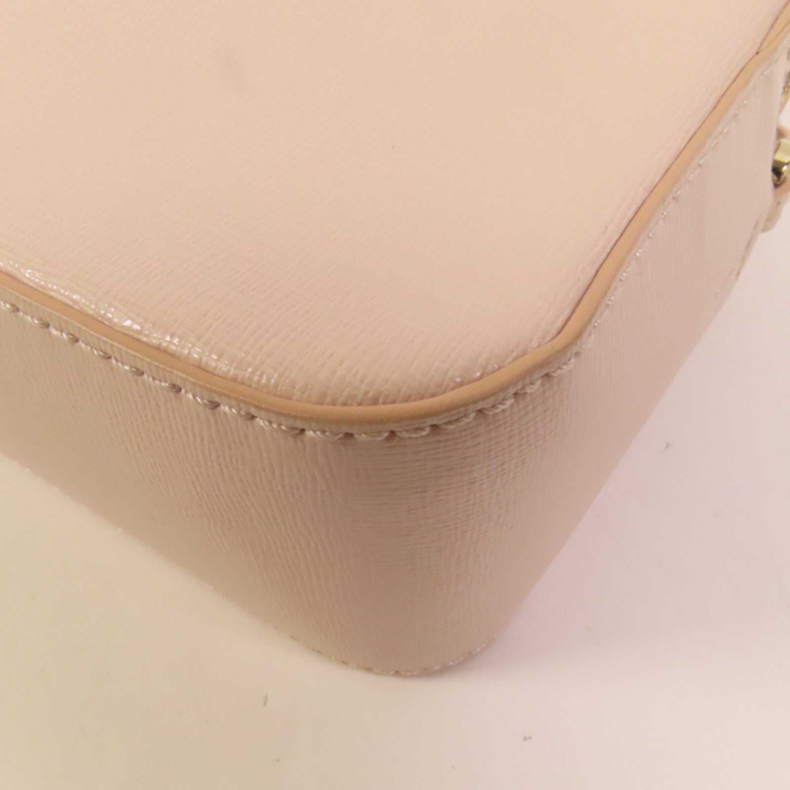 SELECTION 【激減優惠】牛皮皮革Shoulder Bag金扣肩背袋