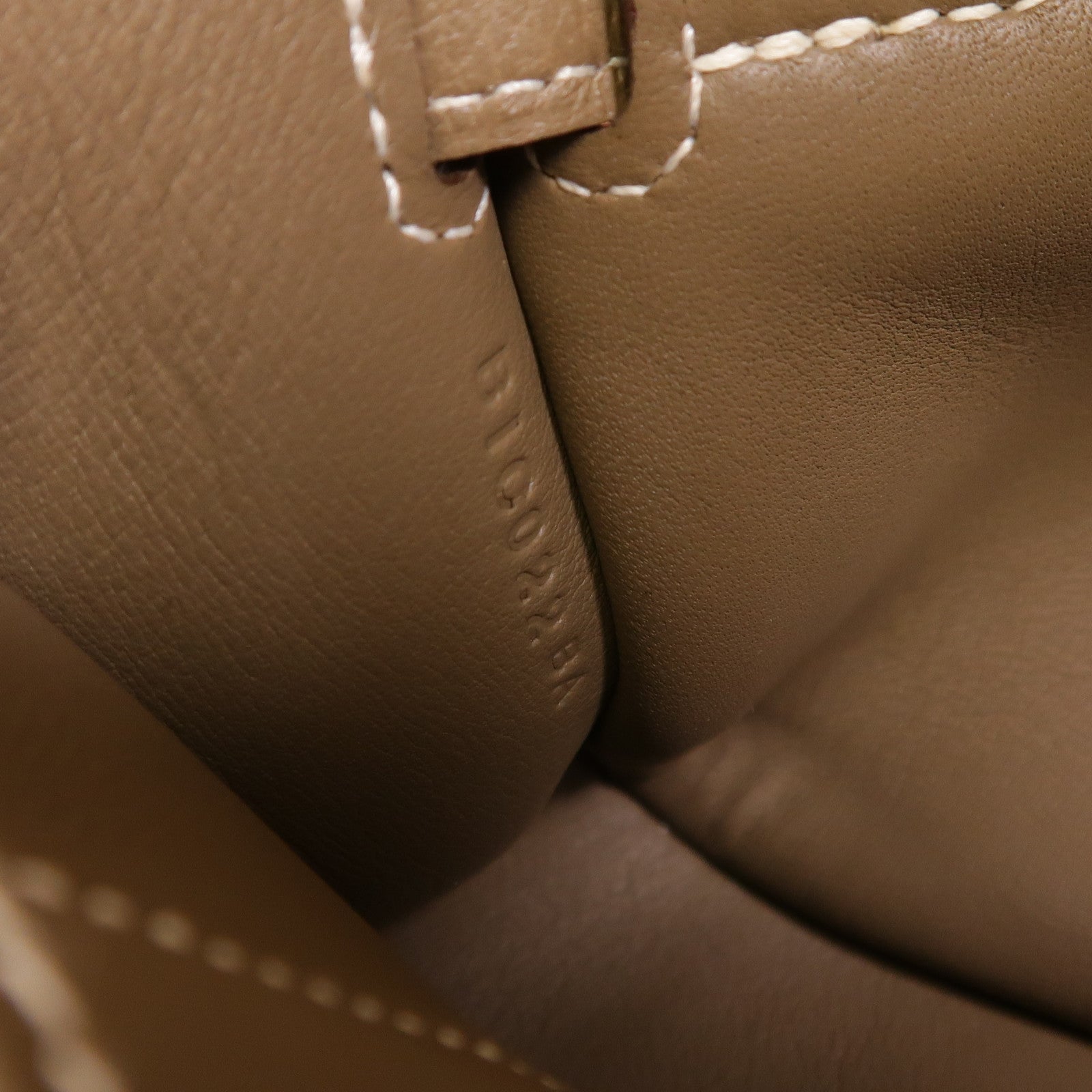 HERMES Evercolor皮革Mini Jypsiere金扣肩背袋Etoupe