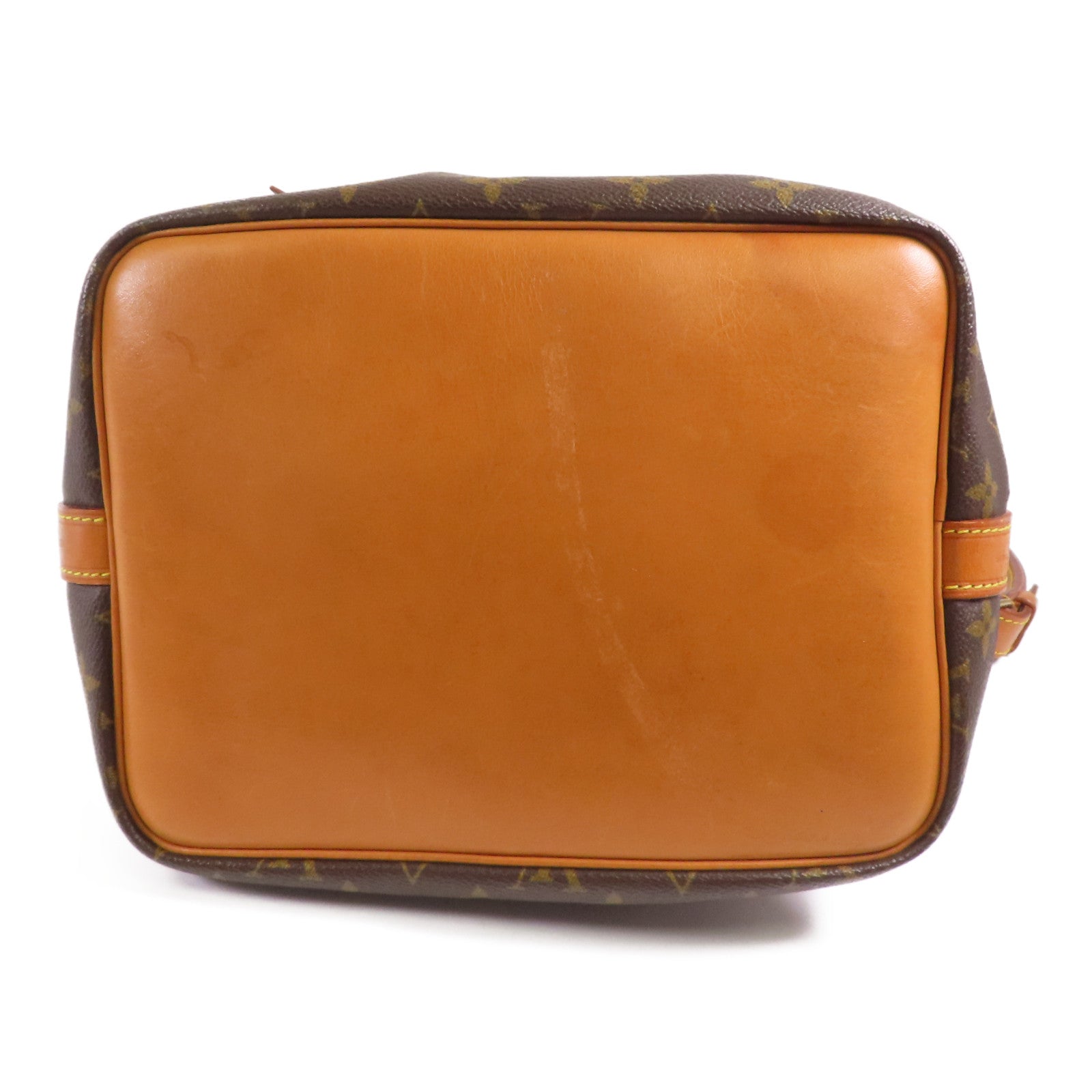 LOUIS VUITTON Monogram Petit Noe金扣肩背袋棕色