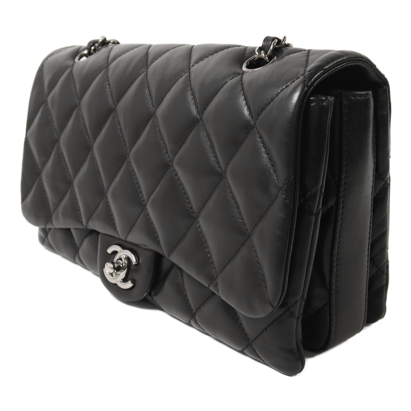 CHANEL 羊皮皮革Shoulder Bag鏈帶肩背袋