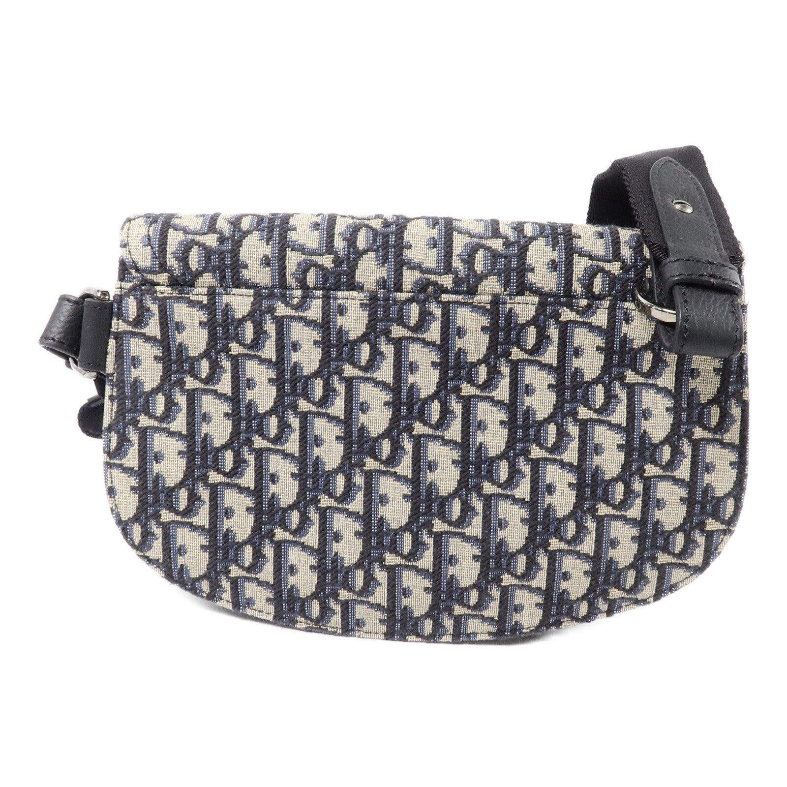 Dior 帆布/牛皮皮革Saddle Pouch Crossbody Bag肩背袋