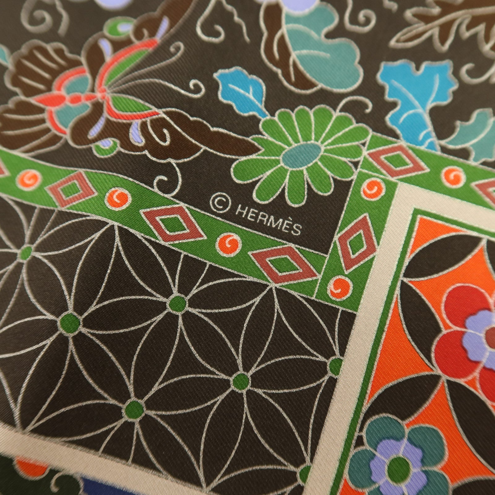 HERMES 絲質Scarf 90x90絲巾