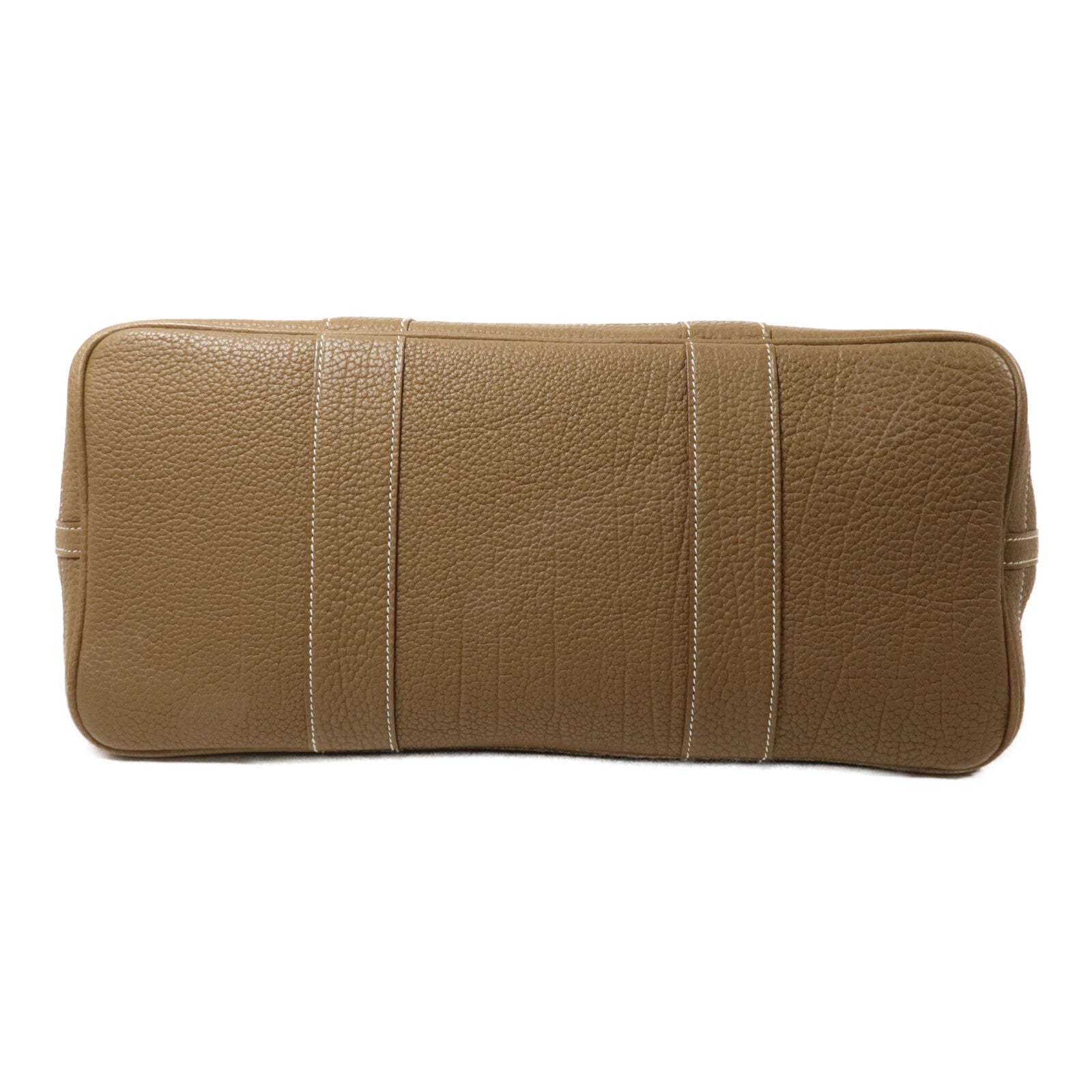 HERMES Negonda皮革Garden Party PM手挽袋Etoupe