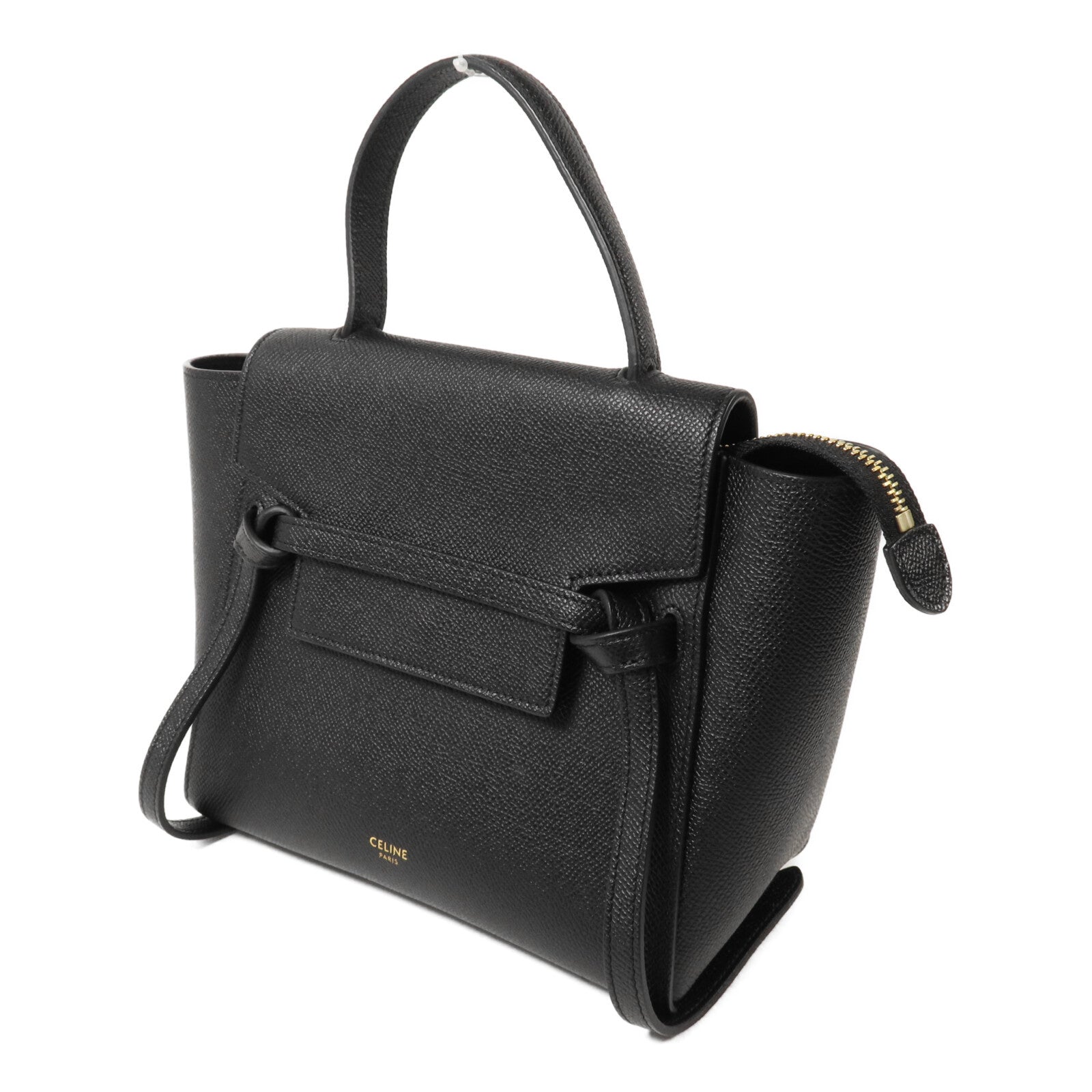 CELINE 牛皮皮革Nano Belt Bag手挽肩背兩用袋