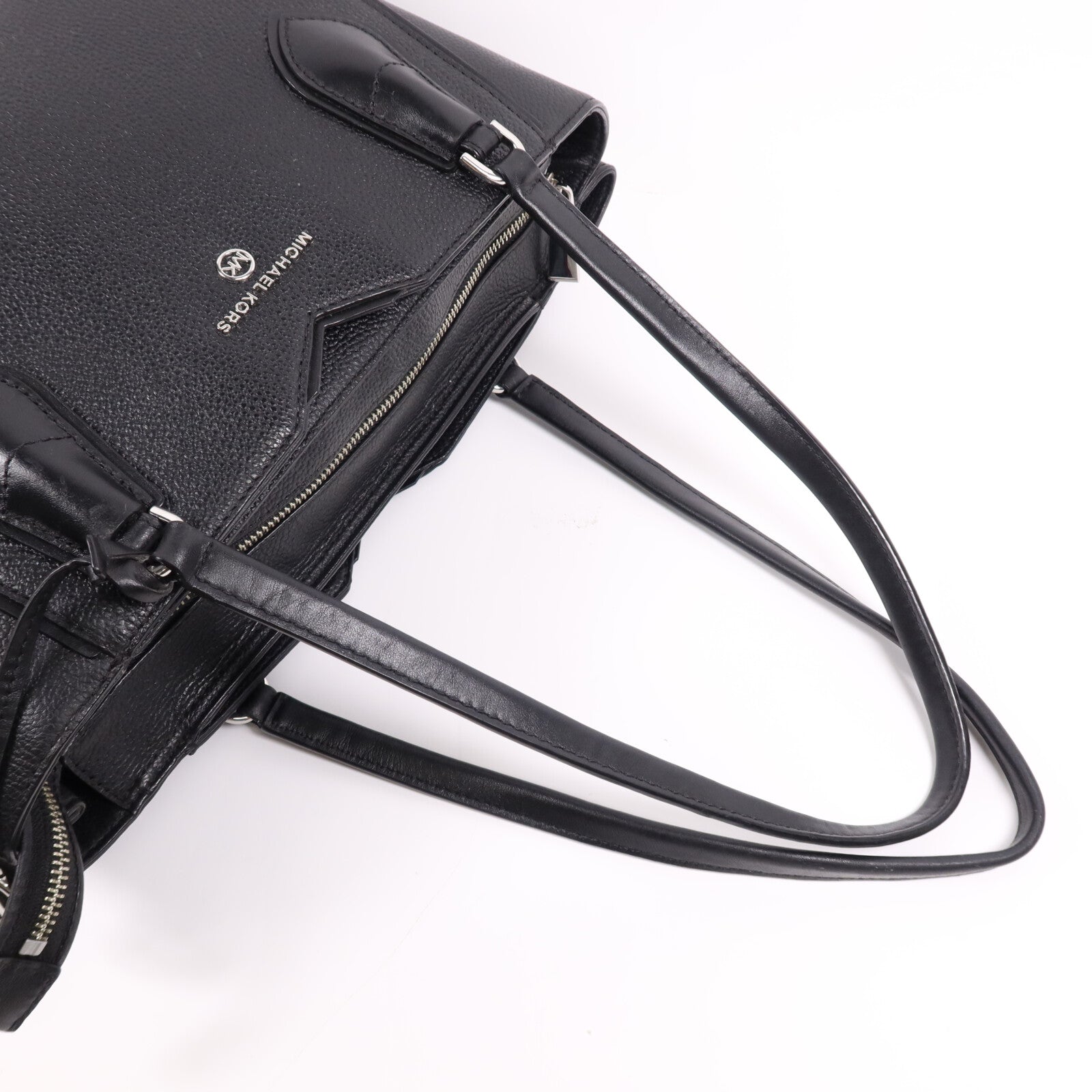 Michael Kors 牛皮皮革Shoulder Bag銀扣肩背袋