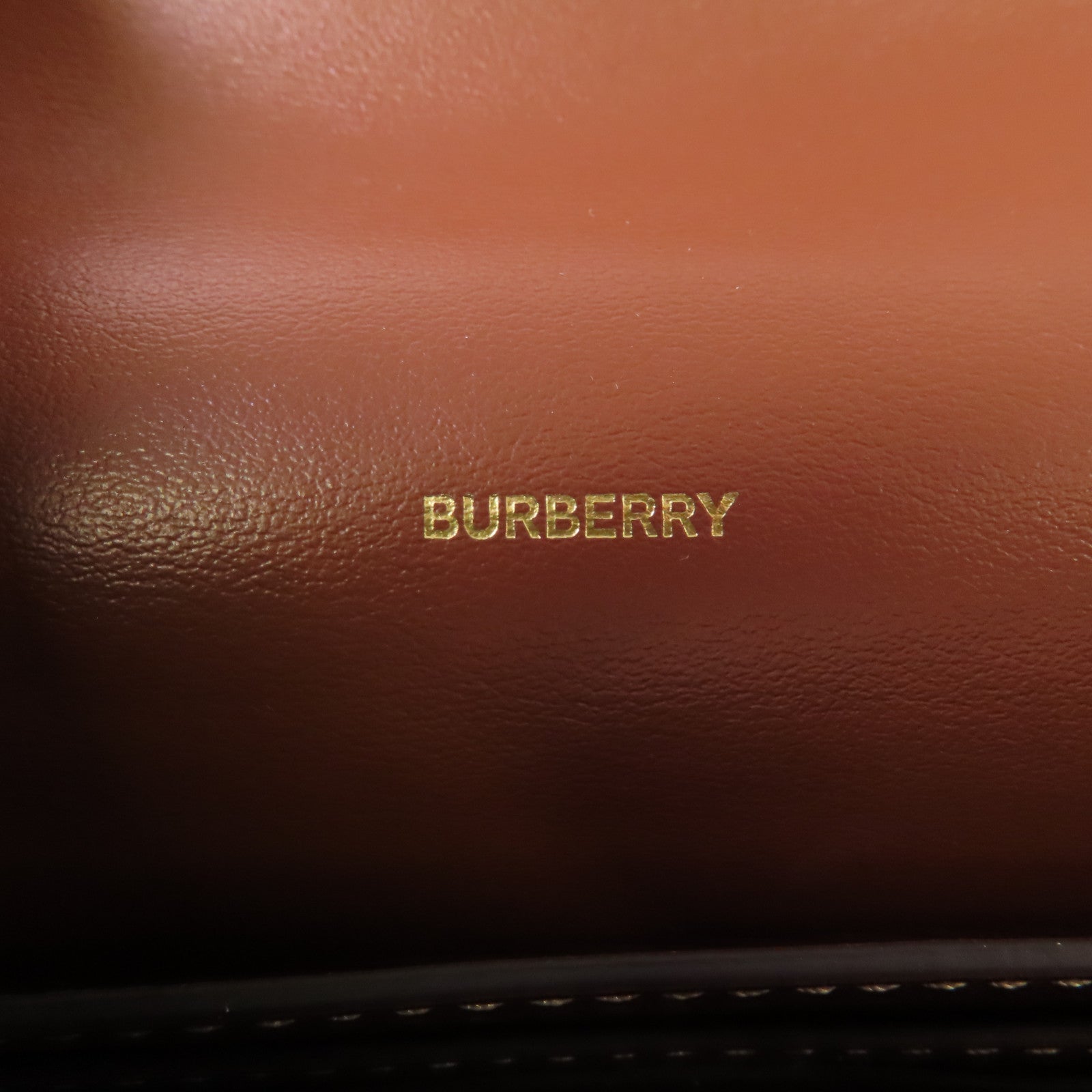 BURBERRY 帆布Shoulder Bag金扣肩背袋杏色/啡色