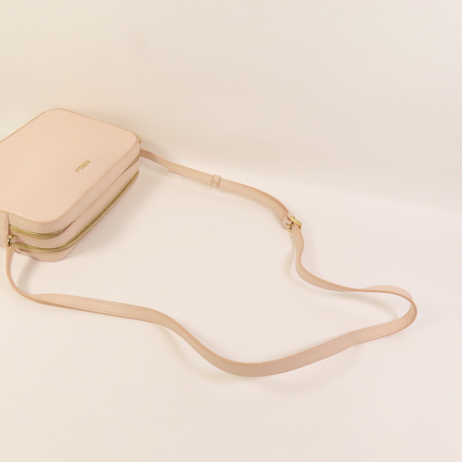SELECTION 【激減優惠】牛皮皮革Shoulder Bag金扣肩背袋