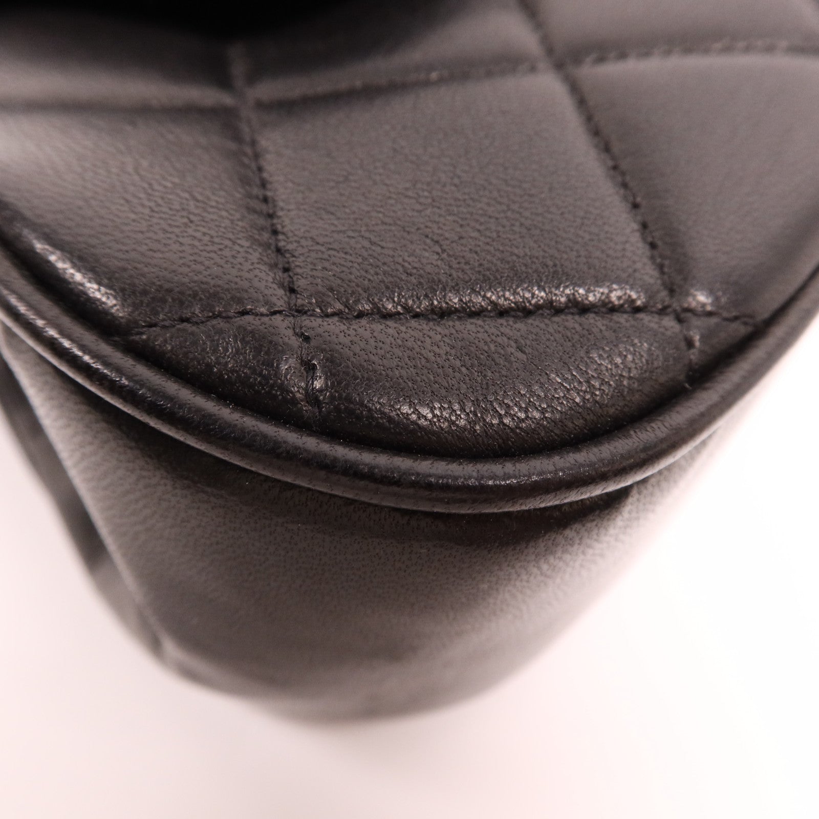 CHANEL 羊皮皮革Vintage Hand Bag金扣手挽袋