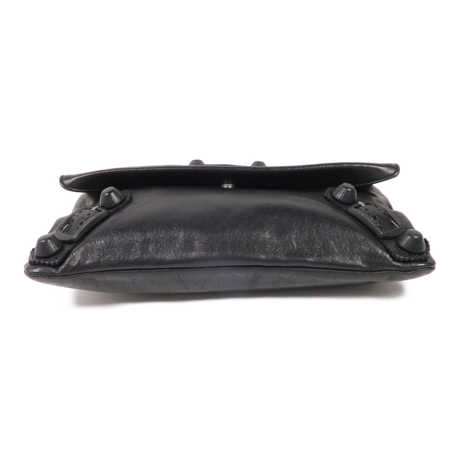 BALENCIAGA 牛皮皮革Giant Envelope Clutch銀扣手拿包