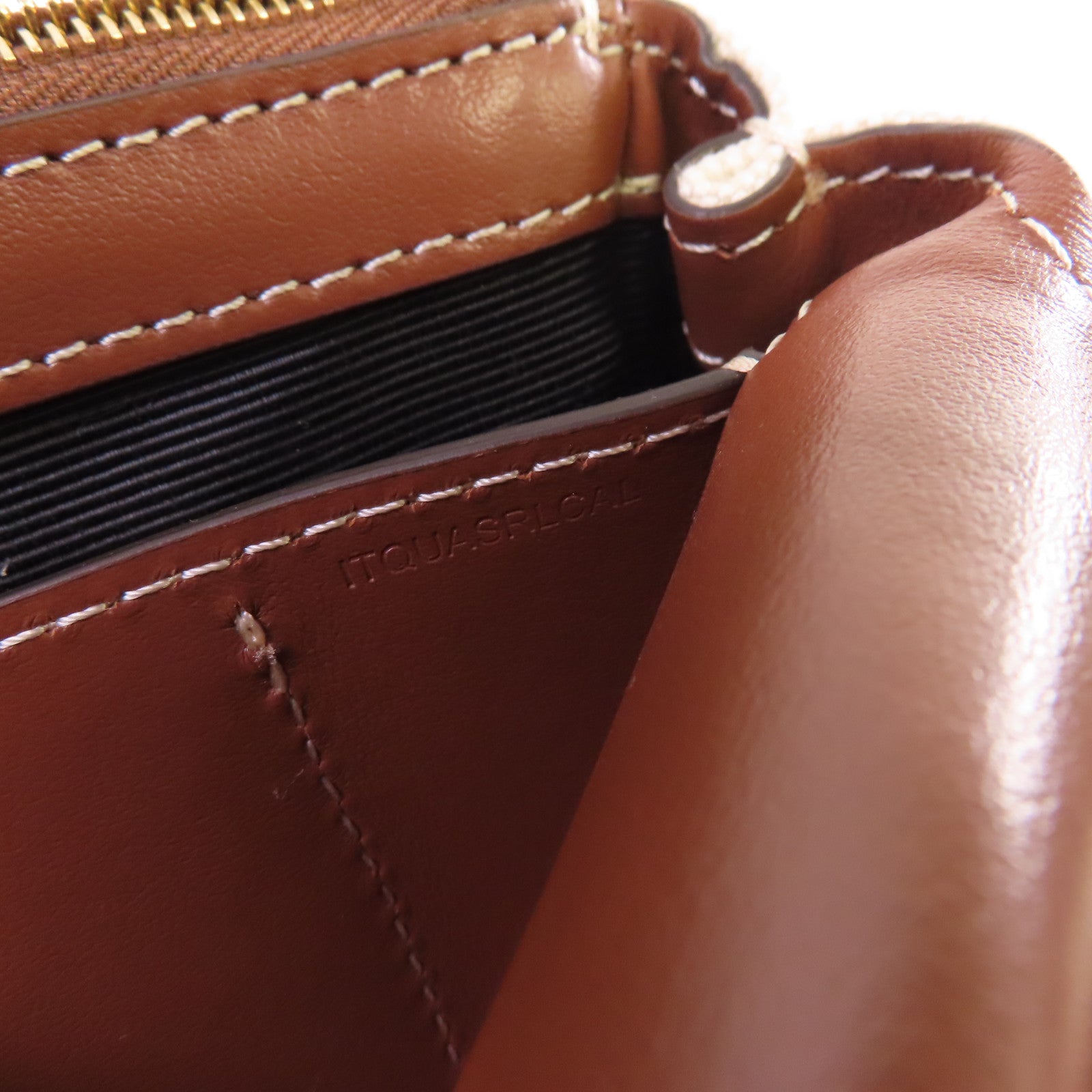 BURBERRY 帆布Shoulder Bag金扣肩背袋杏色/啡色