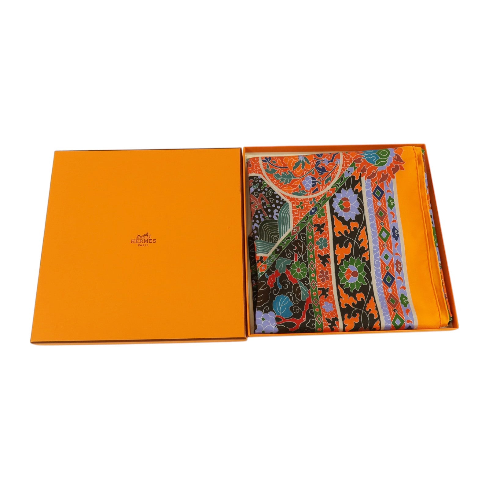 HERMES 絲質Scarf 90x90絲巾