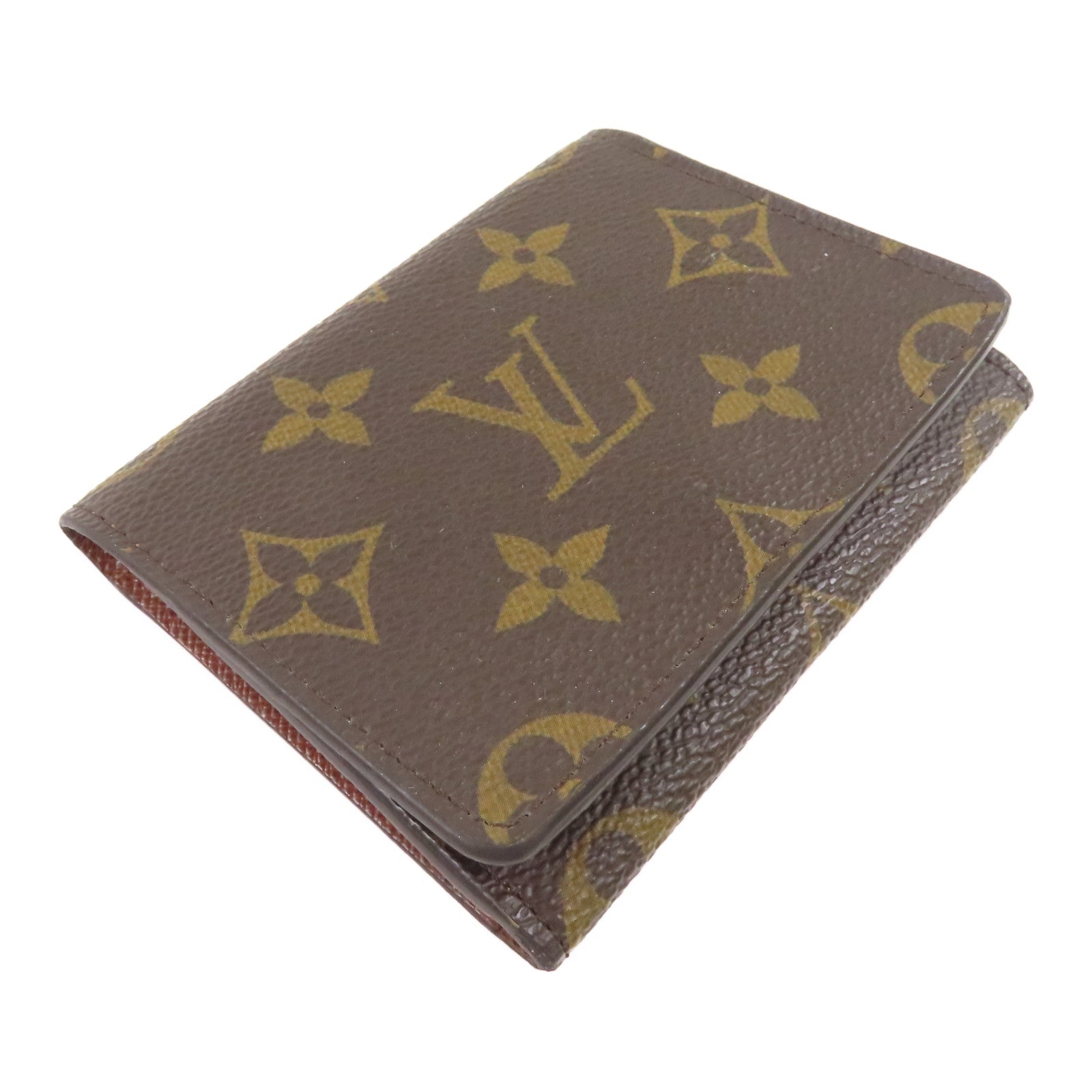LOUIS VUITTON Monogram Enveloppe Carte De Visite金扣卡片套