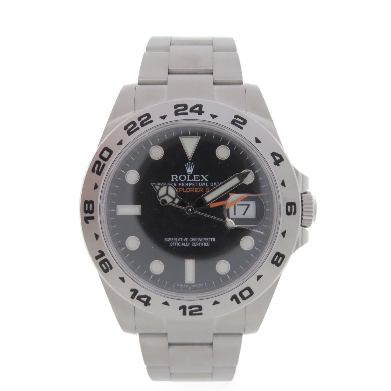 ROLEX Explorer II不鏽鋼手錶自動機芯黑色