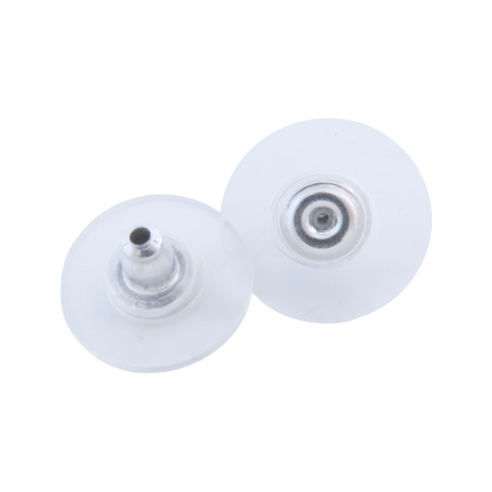 CHANEL 金屬/水鑽CC Earrings銀扣耳環