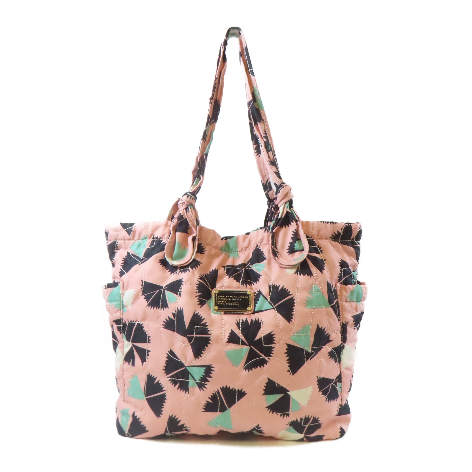 MARC BY MARC JACOBS 尼龍Tote Bag手挽袋粉色/黑色