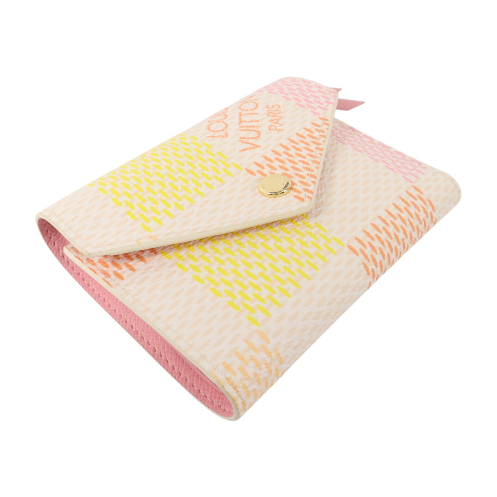 LOUIS VUITTON Damier Giant Victorine金扣錢包