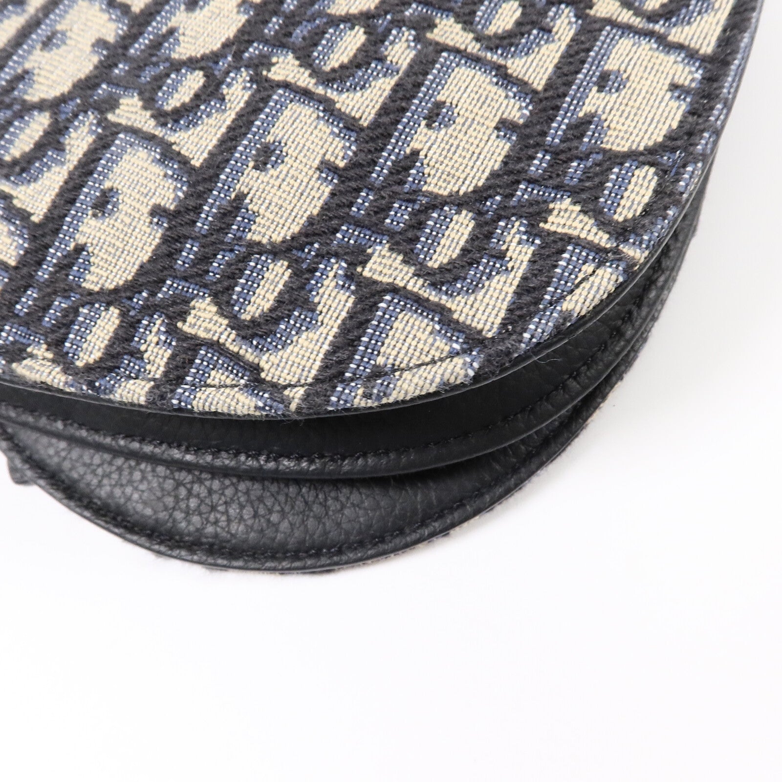 Dior 帆布/牛皮皮革Saddle Pouch Crossbody Bag肩背袋