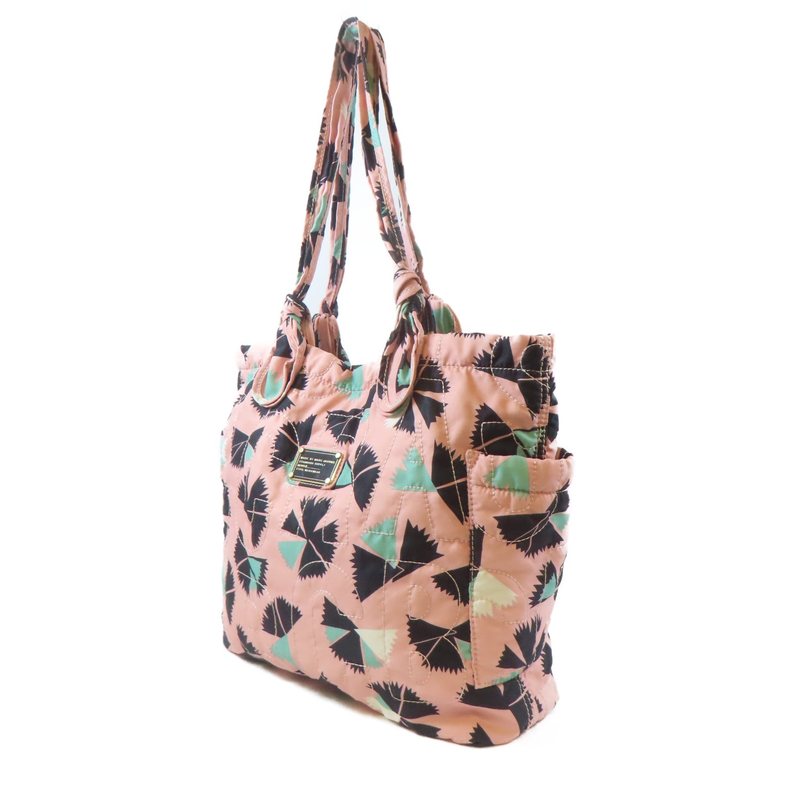 MARC BY MARC JACOBS 尼龍Tote Bag手挽袋粉色/黑色