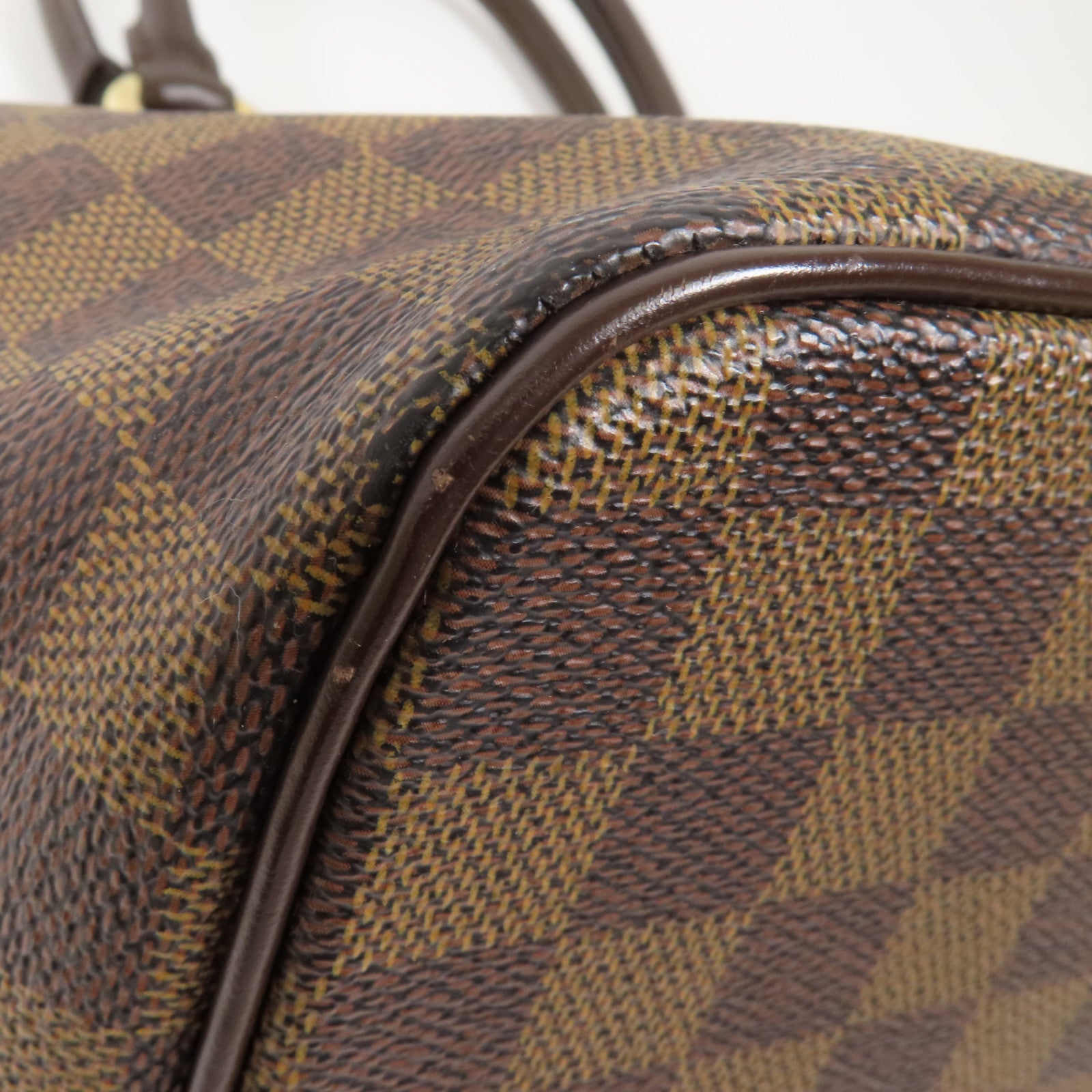 LOUIS VUITTON Damier Saleya PM金扣肩背袋