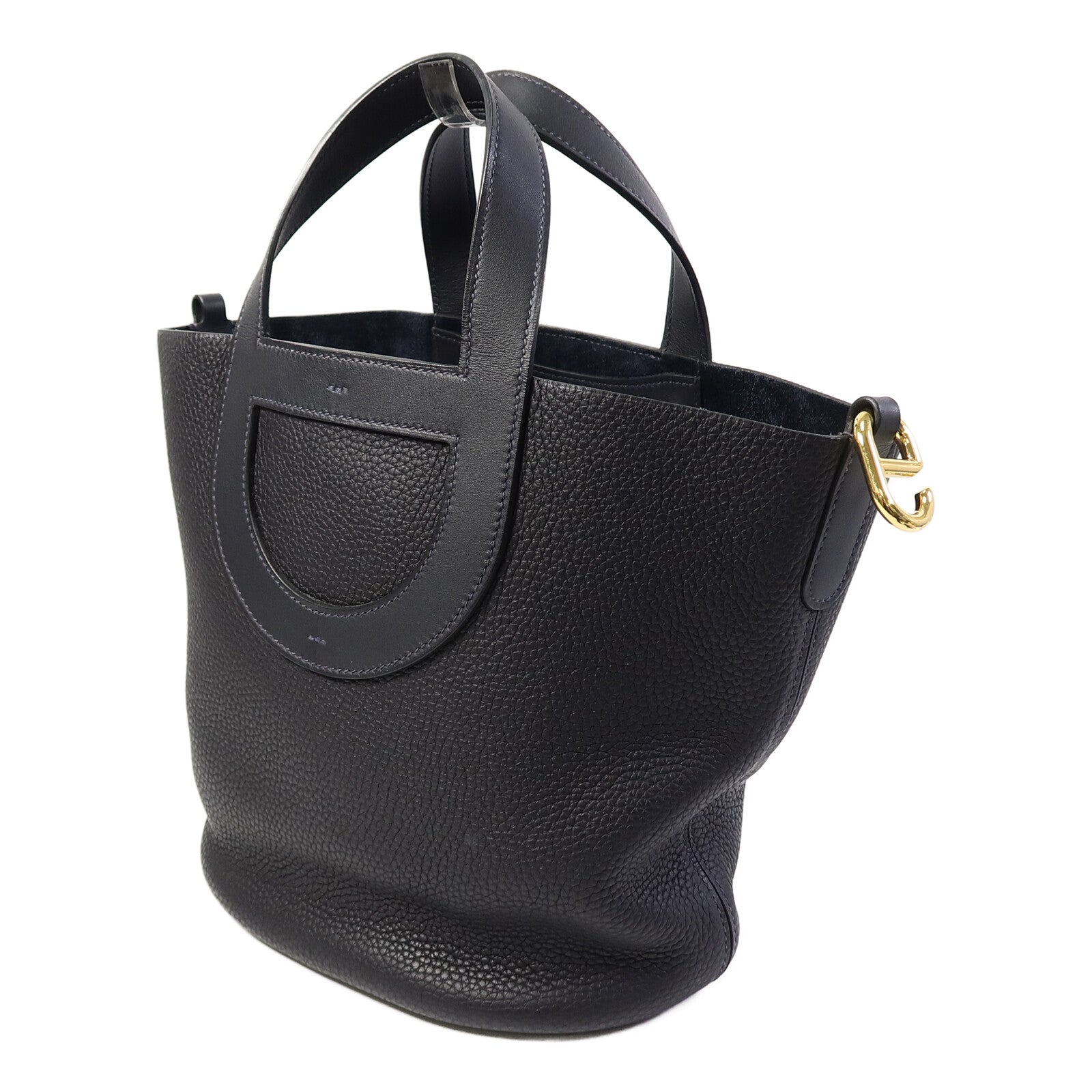 HERMES Clemence皮革In The Loop 23手挽袋Caban