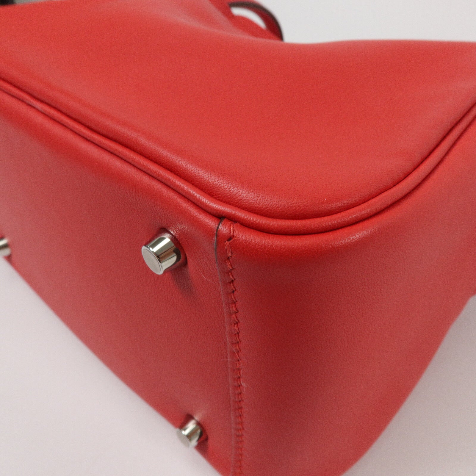 HERMES Swift皮革Mini Lindy手挽肩背兩用袋Rough de Coeur