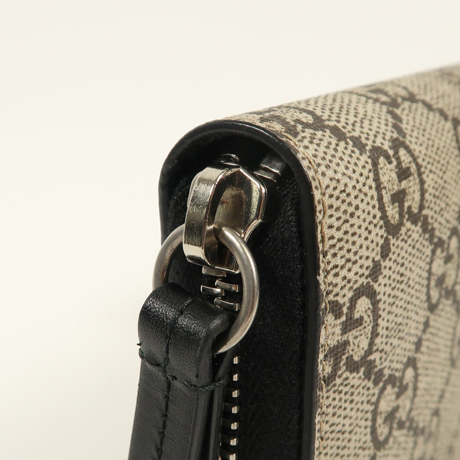 GUCCI GG SHW Long Wallet 451273 Coated Canvas Brown