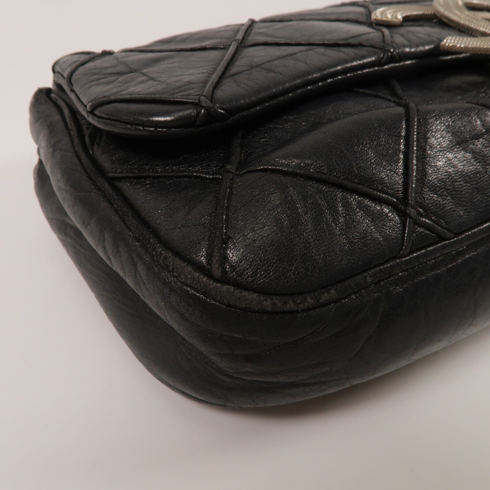 CHANEL 牛皮皮革Shoulder Bag鏈帶肩背袋