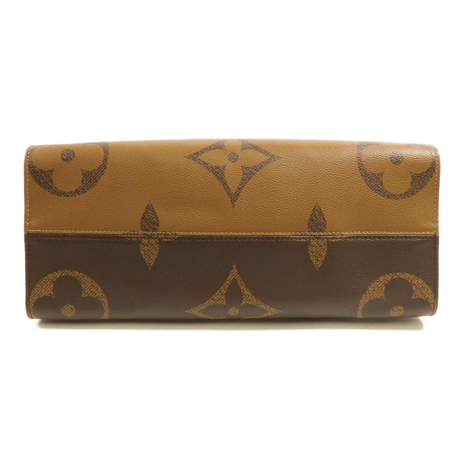 LOUIS VUITTON Monogram Giant On The Go MM金扣手挽肩背兩用袋