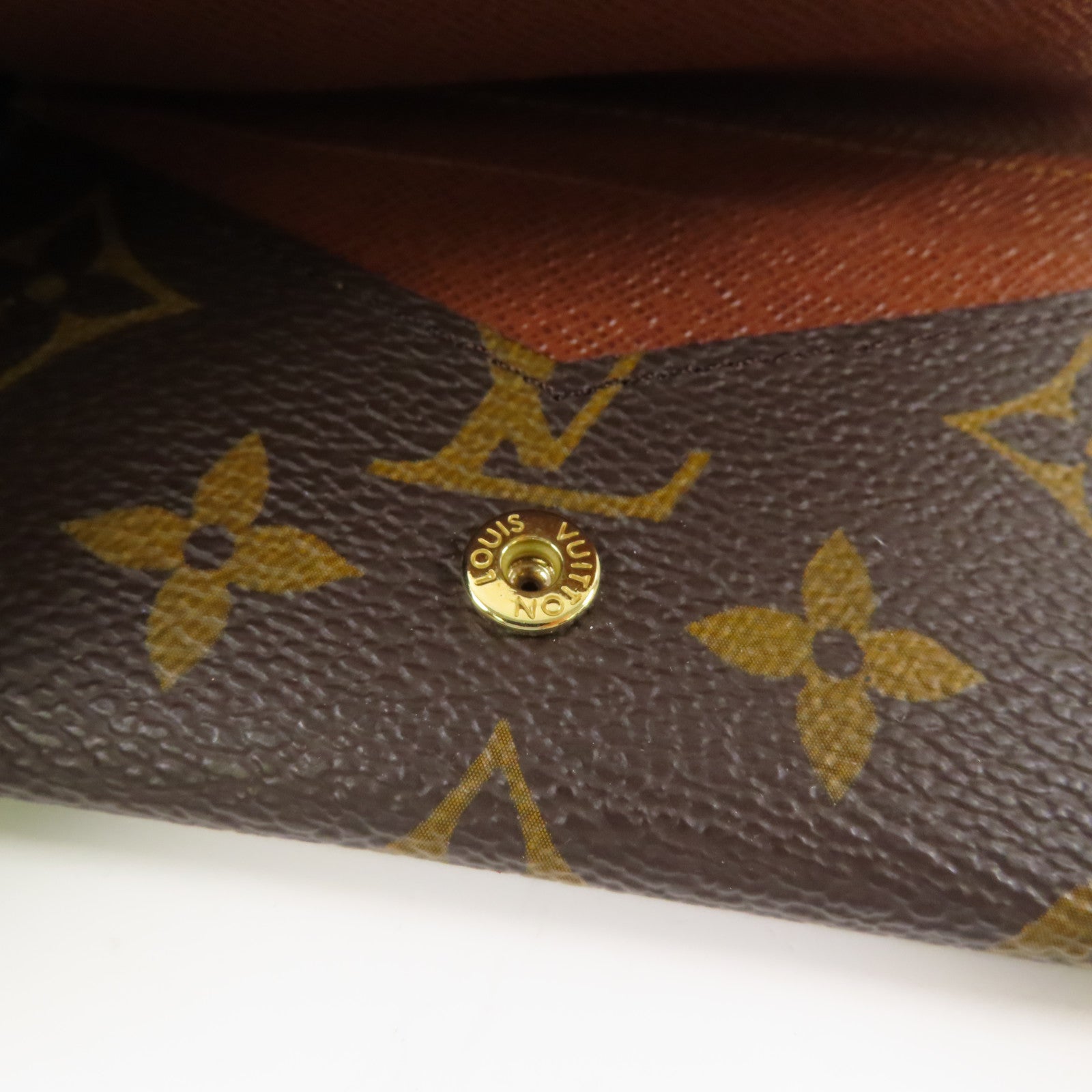 LOUIS VUITTON Monogram Enveloppe Carte De Visite金扣卡片套