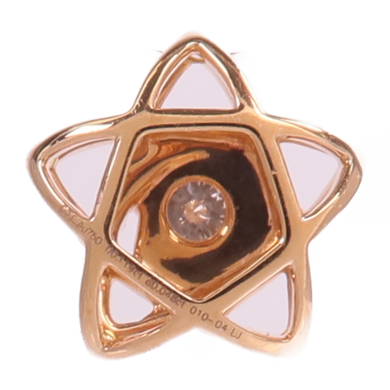 JEWELRY 18K玫瑰金Diamond Pendant Top鑽石吊墜