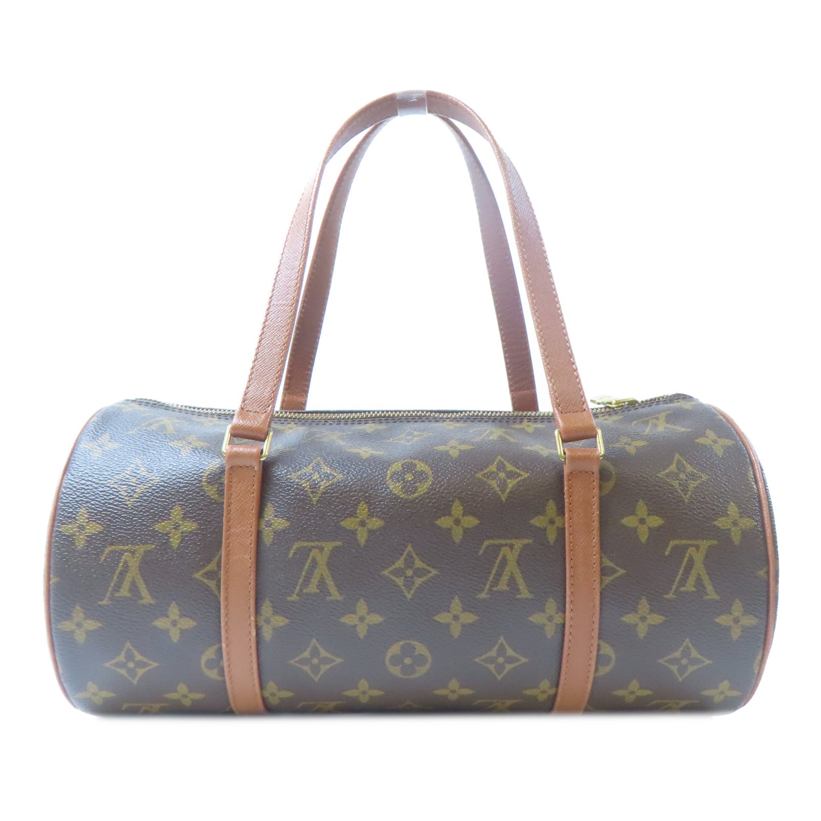 LOUIS VUITTON 【激減優惠】Monogram Papillon 30金扣手挽袋啡色