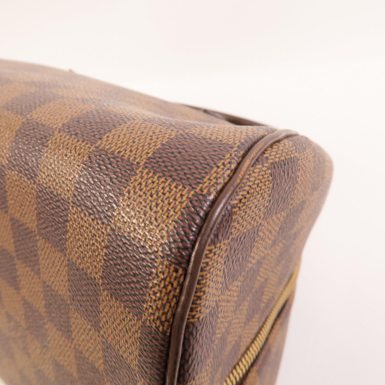 LOUIS VUITTON Damier Ribera MM金扣手挽袋