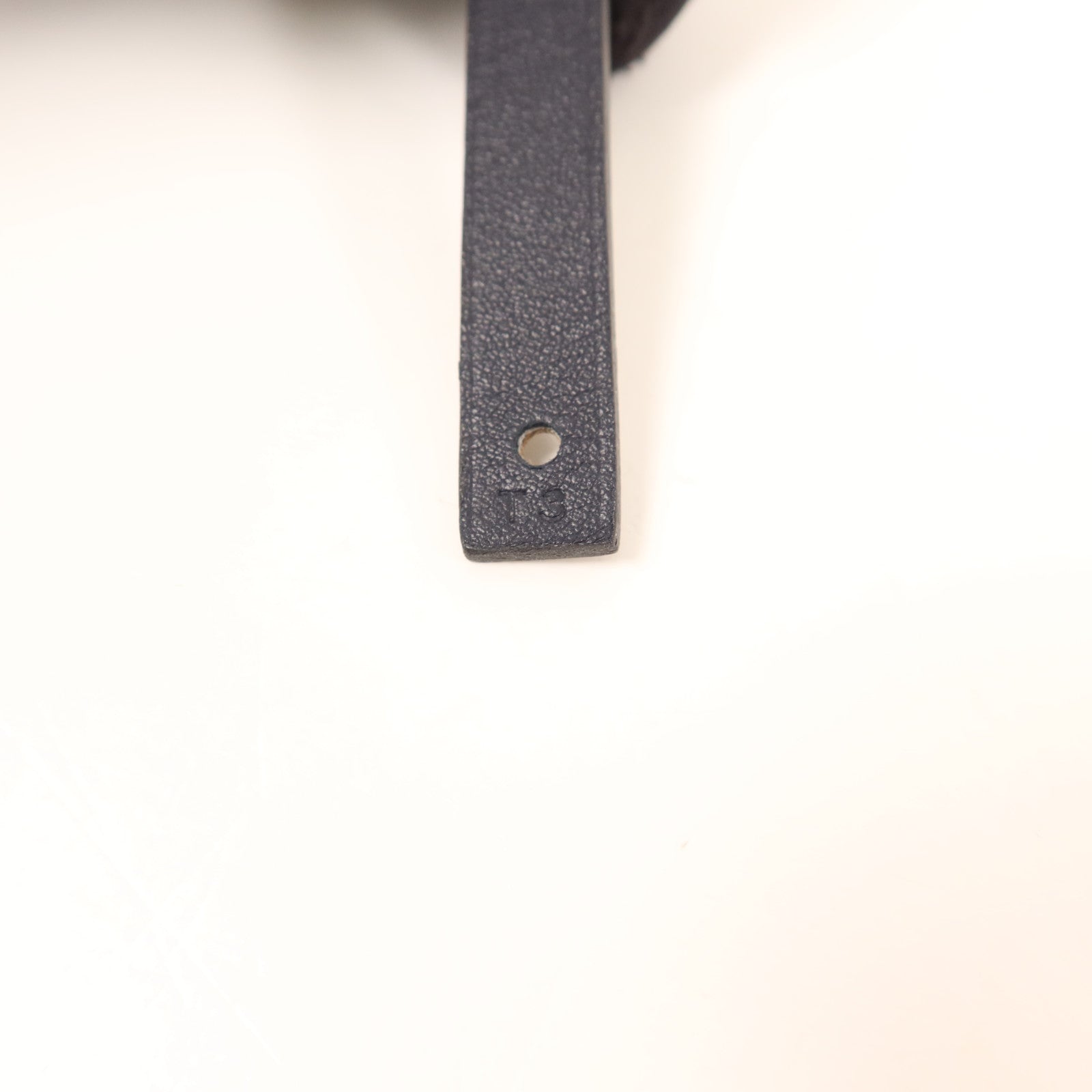 HERMES Swift皮革A To Z金扣手鏈Bleu Indigo